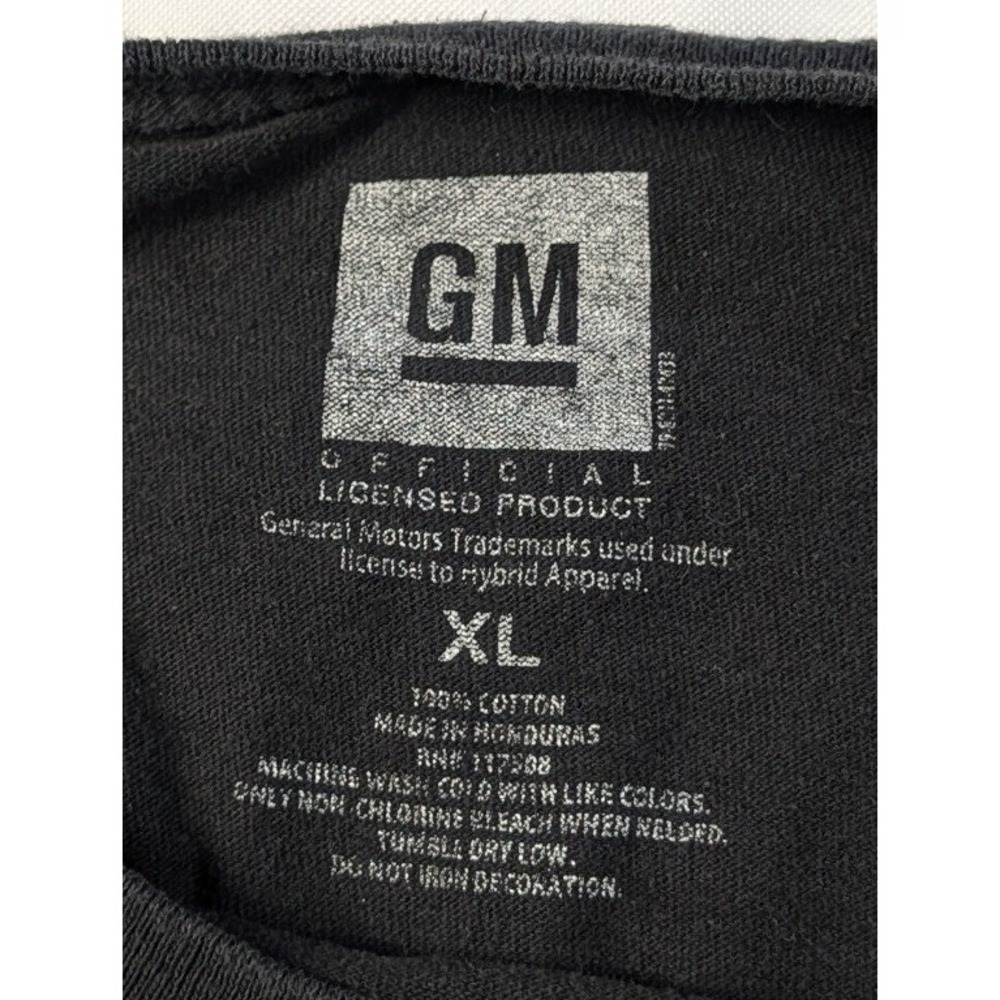 GM American Camaro Powerhouse Graphic T-Shirt Mens XL Black Short Sleeve Cotton - Picture 3 of 10